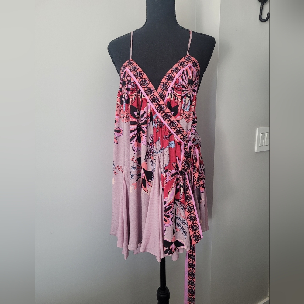 Free People Magic Garden wrap dress size XS